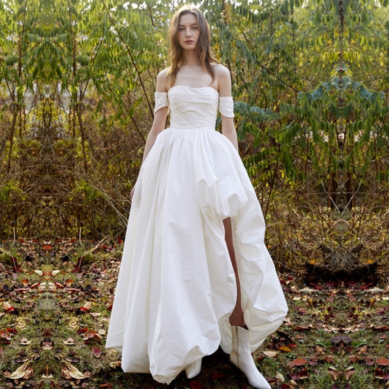 Photography Wedding - Suknia ślubna na jedno ramię, bez