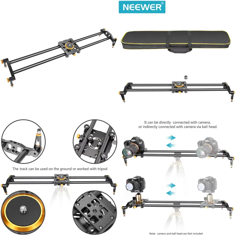 Camera Slider Rail - Neewer 39,4 cala/100 cm szyna ślizgowa