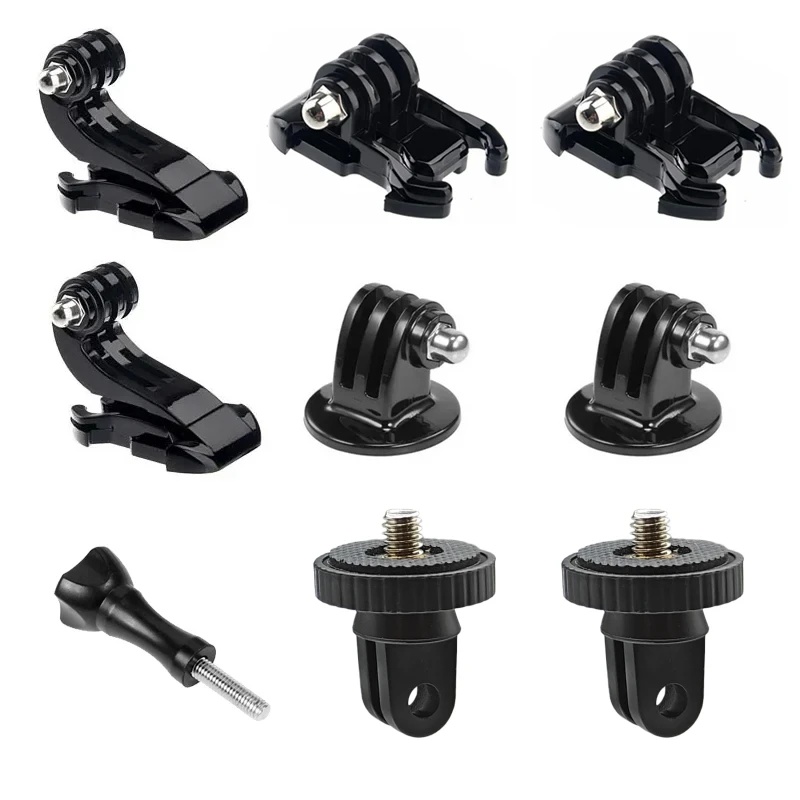 Gopro Action Camera Hero 11 Black - Zestaw akcesoriów do kamery sportowej: szybkozłączka,