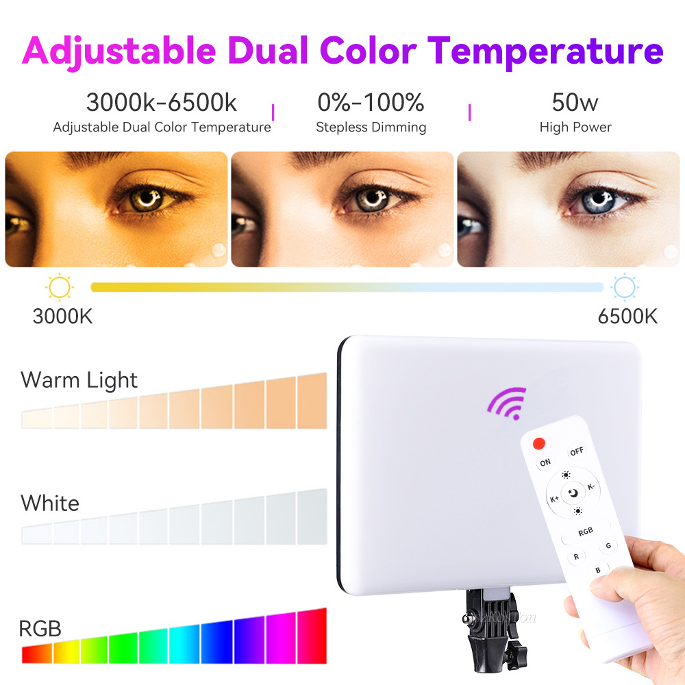 RGB 14-calowa lampa wideo LED  – Video Led Light Panel recenzja i cena
