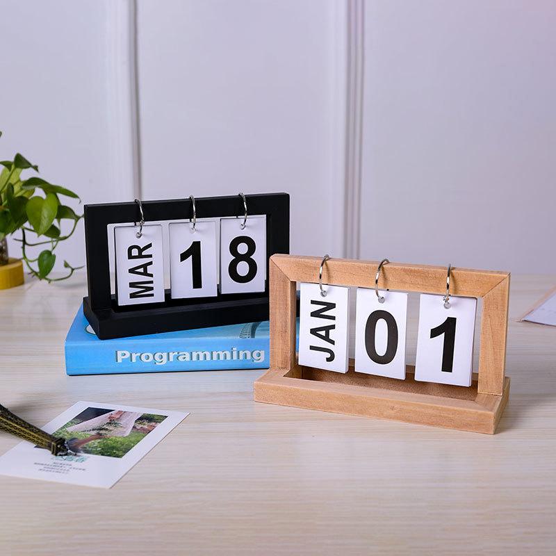 Drewniany wieczny kalendarz z  – Photography Date recenzja i cena