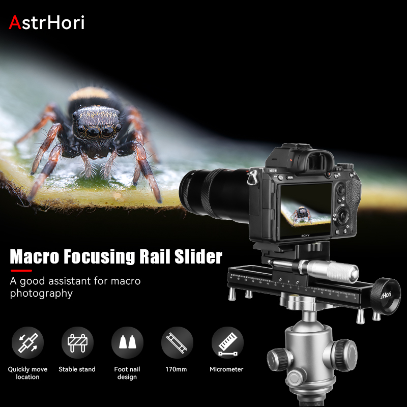 AstrHori 170MM przenośny stop  – Camera Slider Rail recenzja i cena