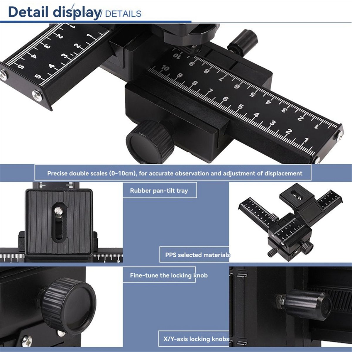 Szyna Makro z 4-kierunkowym za – Camera Slider Rail recenzja i cena