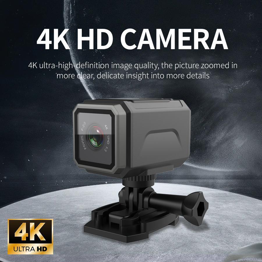 Kamera sportowa 4K EIS 125 °   – Photography Date recenzja i cena