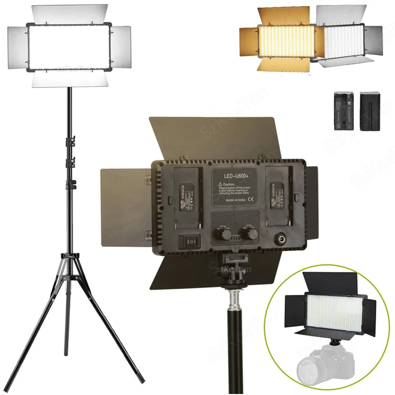 U800 U600 LED Photo Studio Vid – Video Led Light Panel recenzja i cena